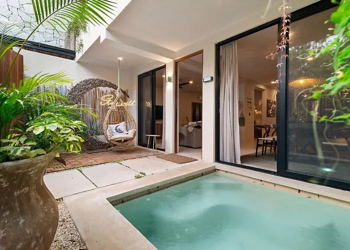 Vakantiehuis Luxury Oasis! 2 Poolsprivate & Swimupfree Extras Tulum Pueblo