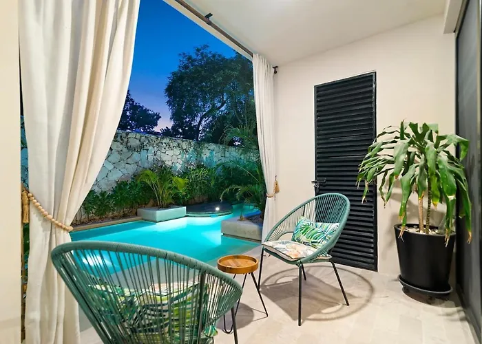 Luxury Oasis! 2 Poolsprivate & Swimupfree Extras Vakantiehuis Tulum Pueblo